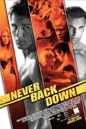 Cover art for the film Never Back Down.