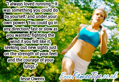 Jesse Owens Running Quote