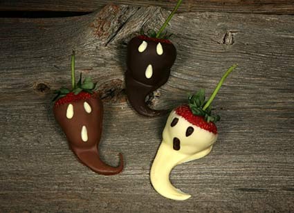 DIY Ghost Fruit For Halloween