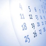 A calendar.