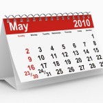A calendar showing May 2010.