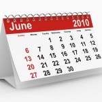 A calendar for June 2010.