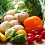 A selection of raw foods.