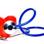 A heart with a stethoscope on it.
