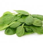 A pile of spinach.